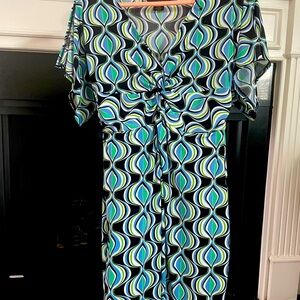 Chadwick’s brand, silky soft fabric in bright greens and blues